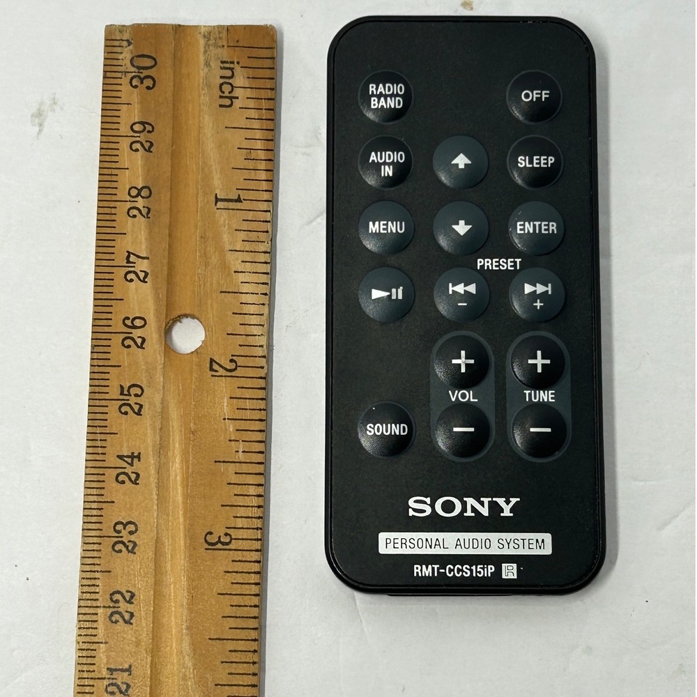 Sony‎ Personal Audio System Remote Control RMT-CCS15iP Replacement OEM - Picture 8 of 9
